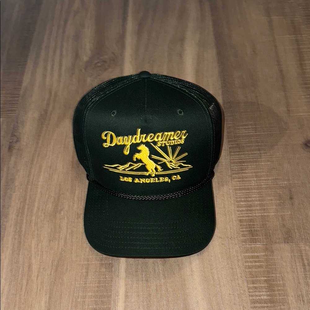 Daydreamer Studios Green and Yellow Cap